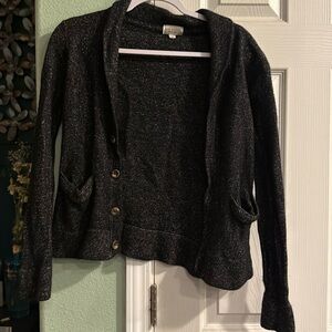 Monaco size m fits like small Italian wool gray blend